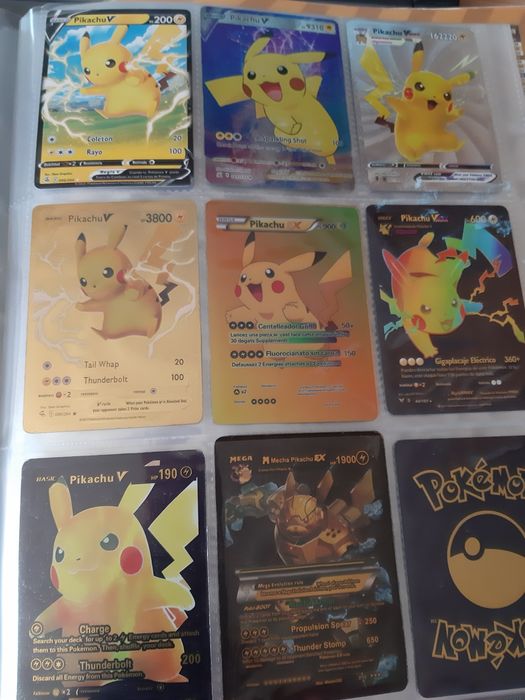 Cartas Pokémon variadas