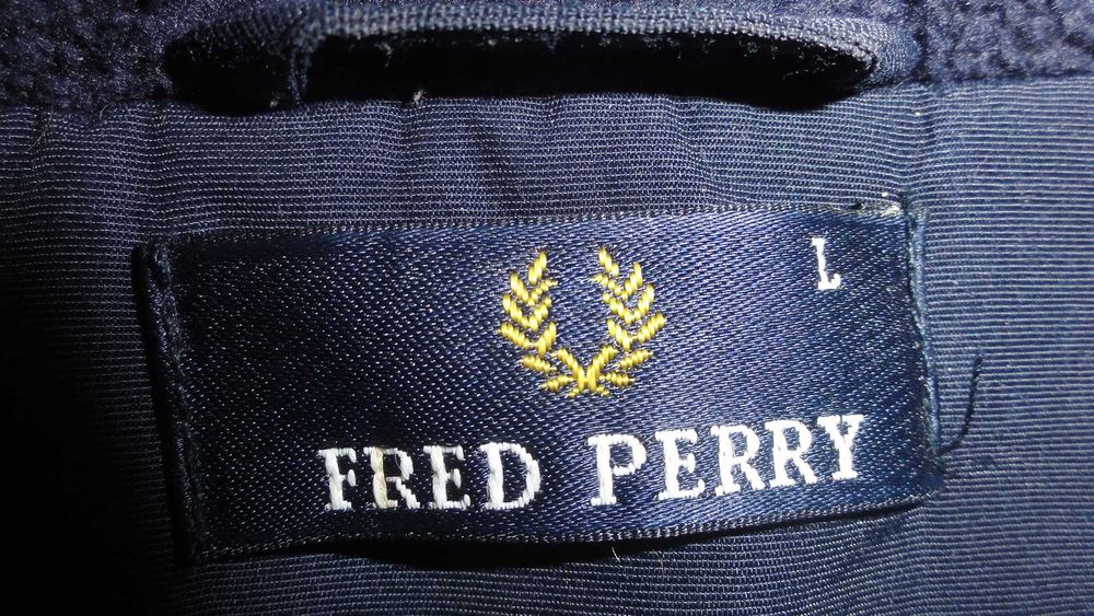 FRED PERRY - Oryginalna kurtka na polarze - Wymiary XL / XXL