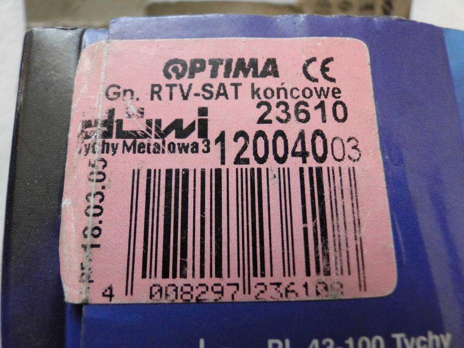 Gniazdko antenowe HIRSCHMANN GEDU 10