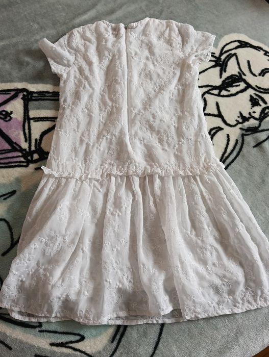 Sukienka biała Lincol& Sharks r. 152