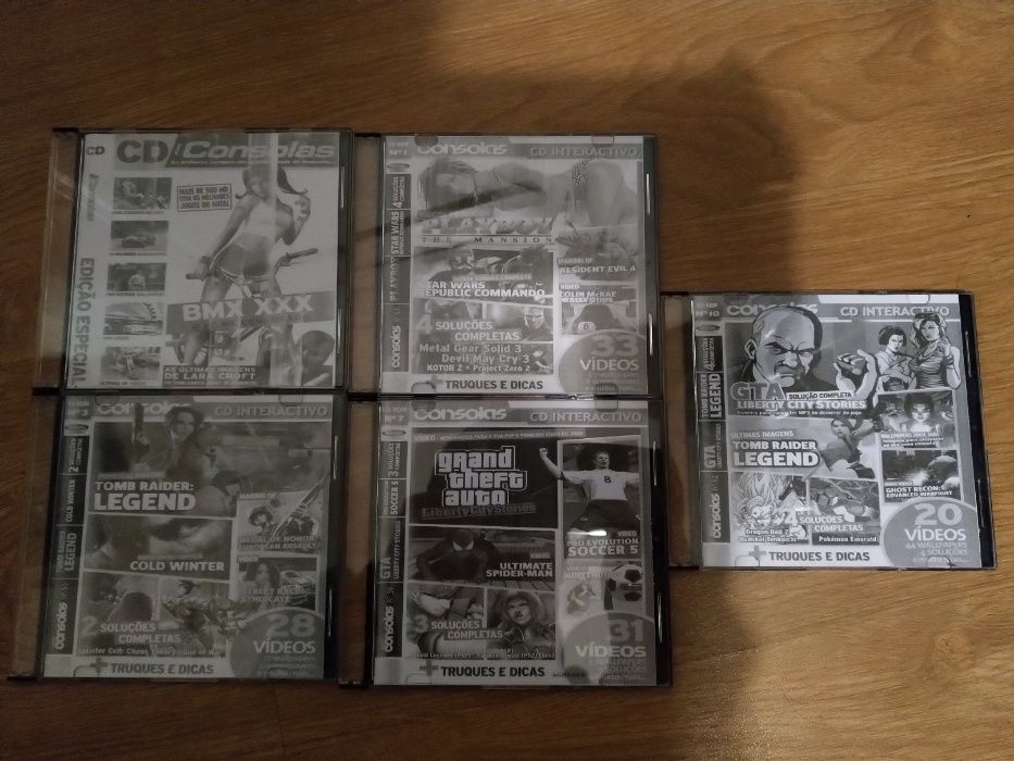 Vários CD e demos PC e demos PS2 e DVD64551322231043121