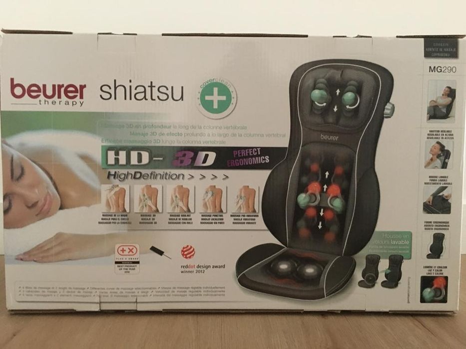 Cadeirão de massagens Shiastsu HD-3D, Beurer [NOVO, em caixa]