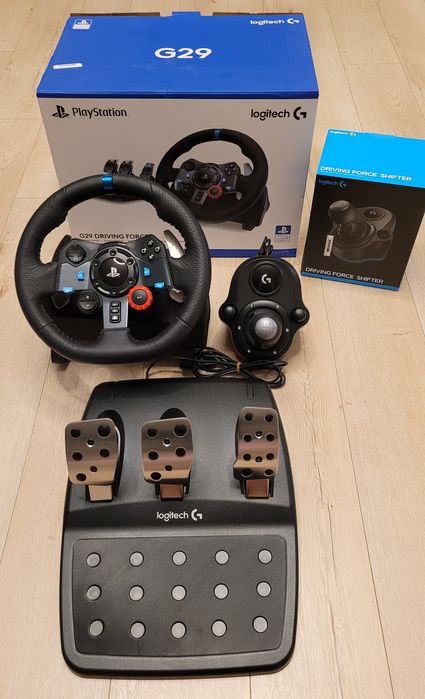 Logitech G29 driving force, kierownica, shifter