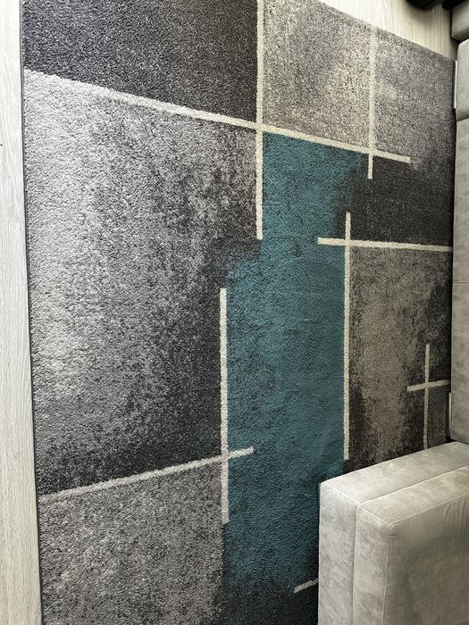 Carpete 200x290 cinza/verde