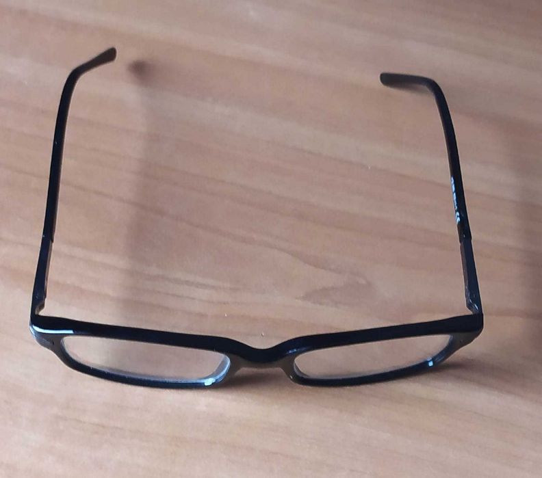 okulary korekcyjne czarne +2 nieużywane