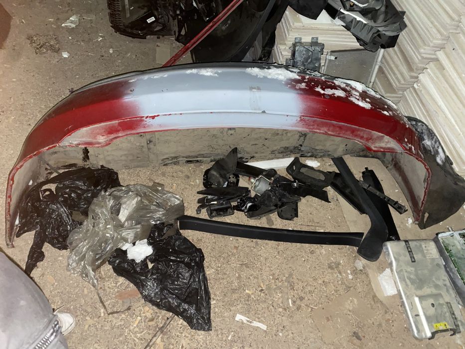 Tesla Model s 2014 задній бампер дорест