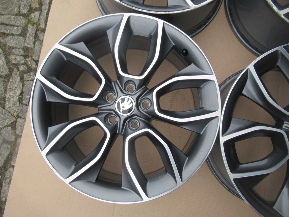 Alufelgi 4szt R19 SKODA YETI,Octavia 2,3,4,SUPER B,Kodiaq,Karoq,VW,AUDI,SEAT  4605