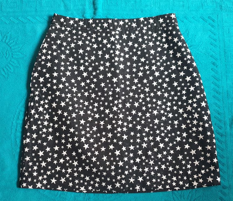 Mini spódniczka ORSAY w srebrne gwiazdki