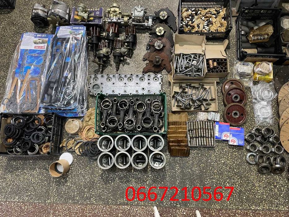 Запчасти двигателя Газ 51, Газ 52, Газ 53, Газ 66, Газ 3307