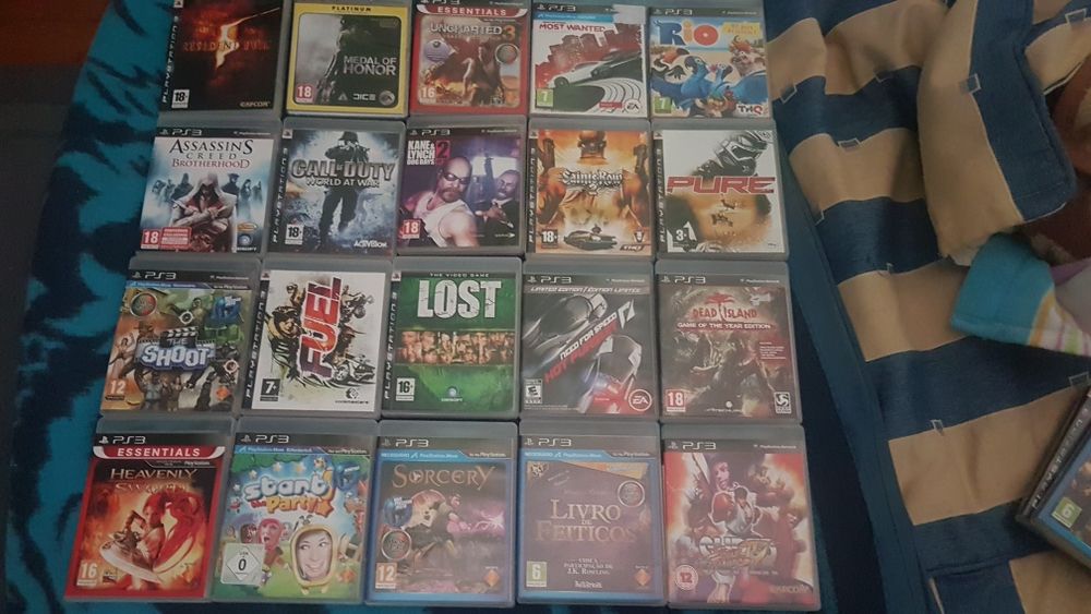 ps3 varios jogos usados em bom estado