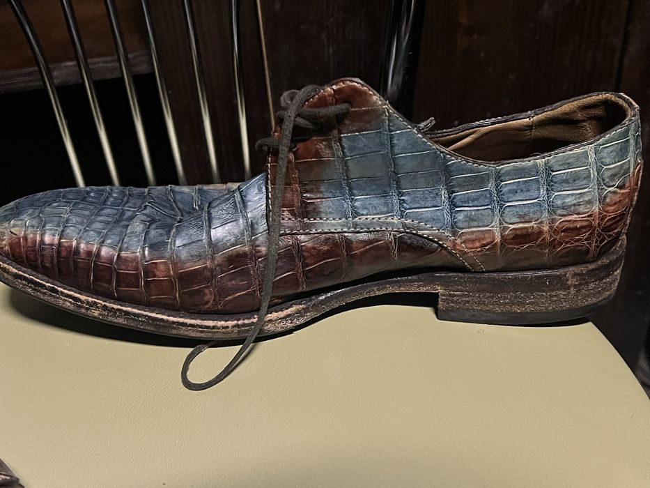 Туфли крокодил ( оригинал ) 41 размер