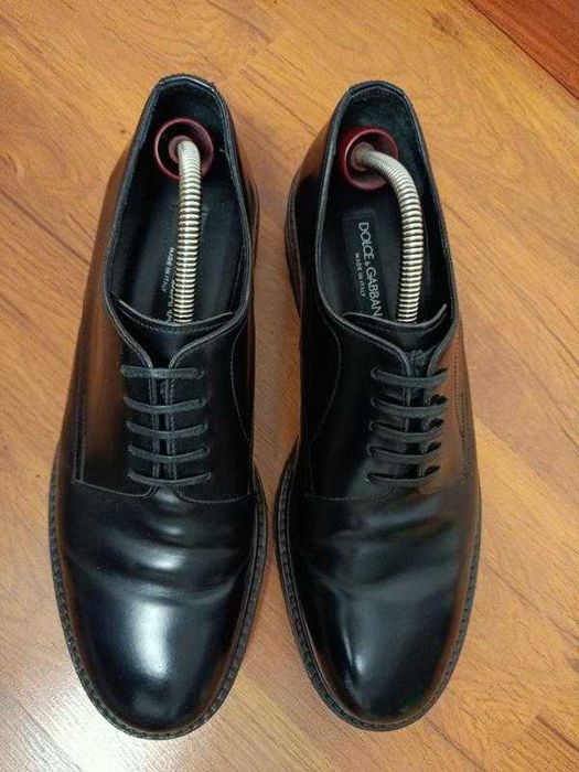 Чоловічі шкіряні туфлі дербі Dolce & Gabbana, 43 розмір