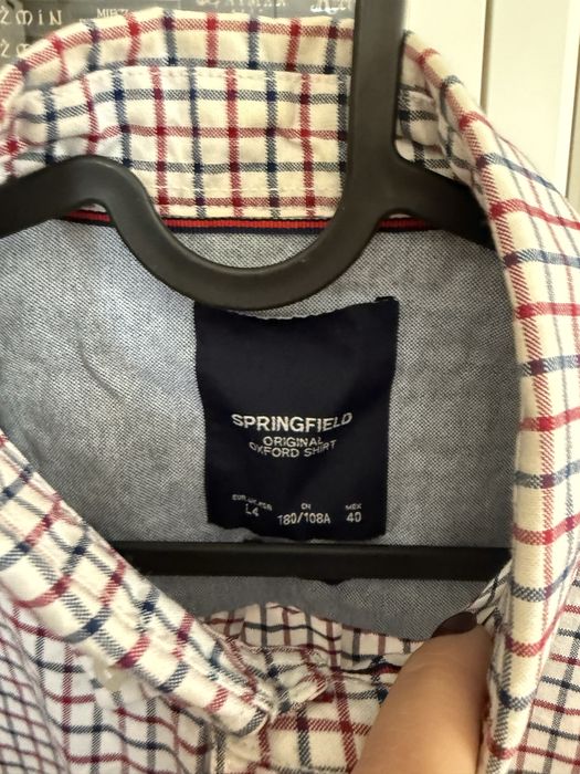 Koszula Springfield kratka 100% bawełna – rozmiar L