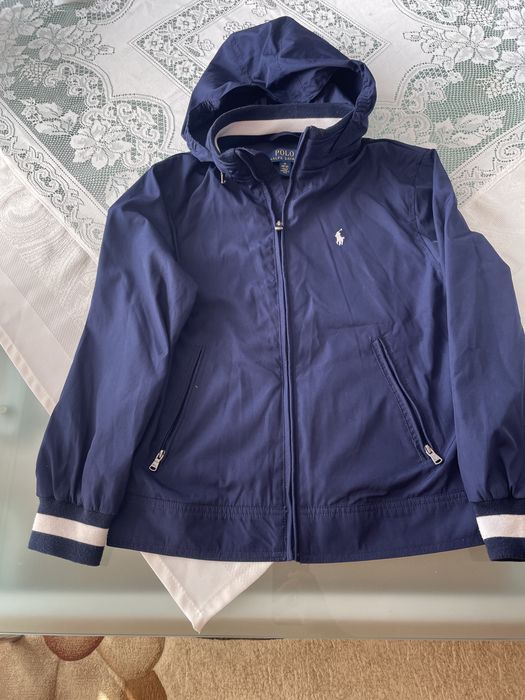 Оригінальна підліткова вітровка Polo Ralph Lauren з капюшоном, розмір M (10-12 років