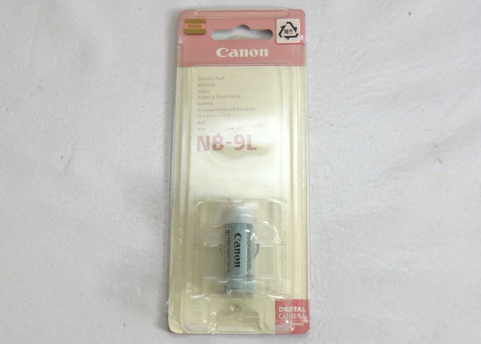 Bateria Canon NB-9L nova (selada)