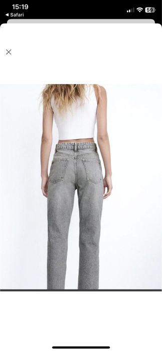 Джинси zara mom fit 36