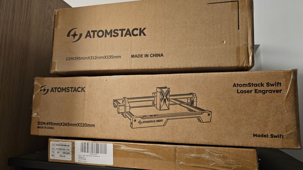 Gravadora laser - Atomstack Swift 12w com rollers435608193063331842