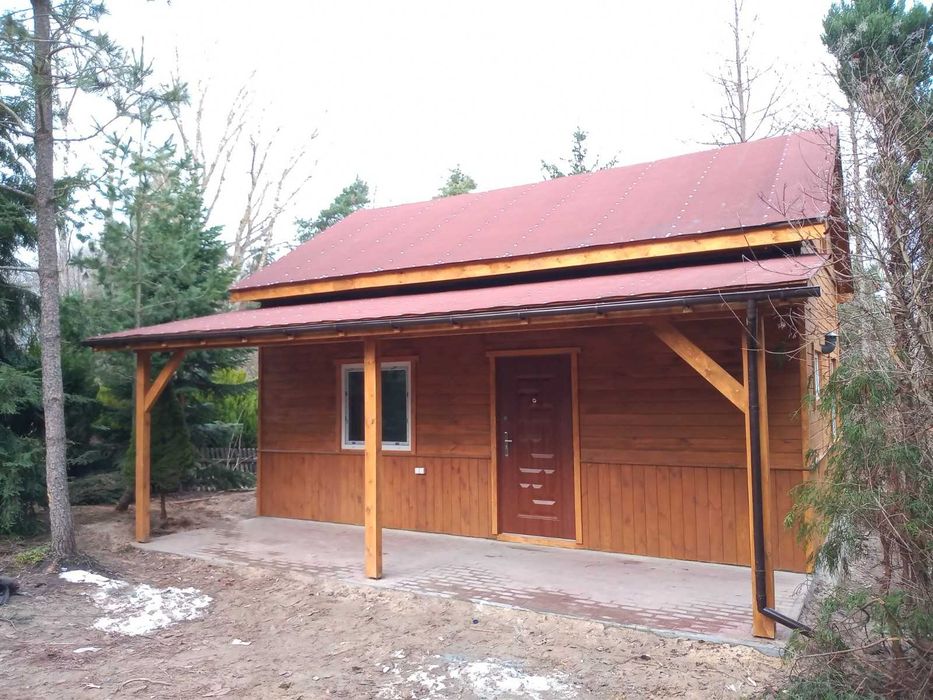 Domek letniskowy 35 m² – 7 × 5 m | Solidna konstrukcja | Domek na działkę