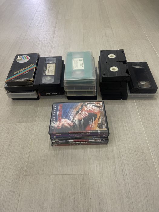 Vhs e Dvd antigos