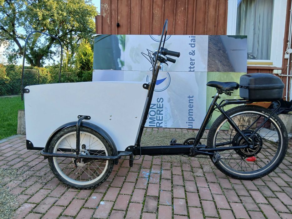 Rower Elektryczny Riksza 1kw Cargo Shimano Hydraulika Bateria 22,4ah ...