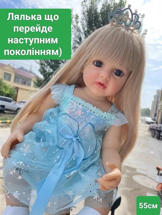 Лялька Reborn кукла реборн колекційна вінілова бебіборн подарунок