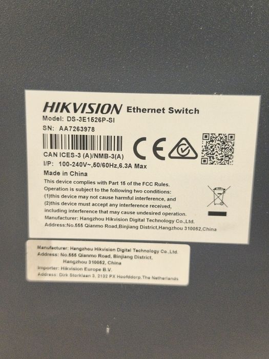 Switch Ethernet 24p