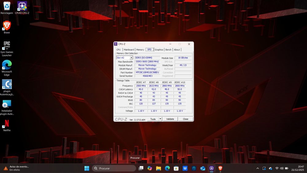 ACER NITRO V15 - COM GARANTIA