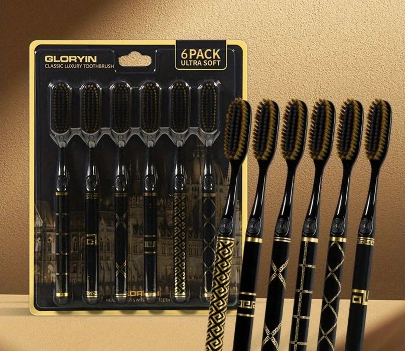 Дизайнерская Зубная Щетка Gold and Black