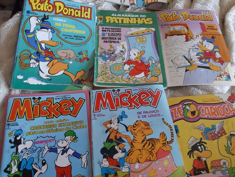 Livros antigos de banda desenhada