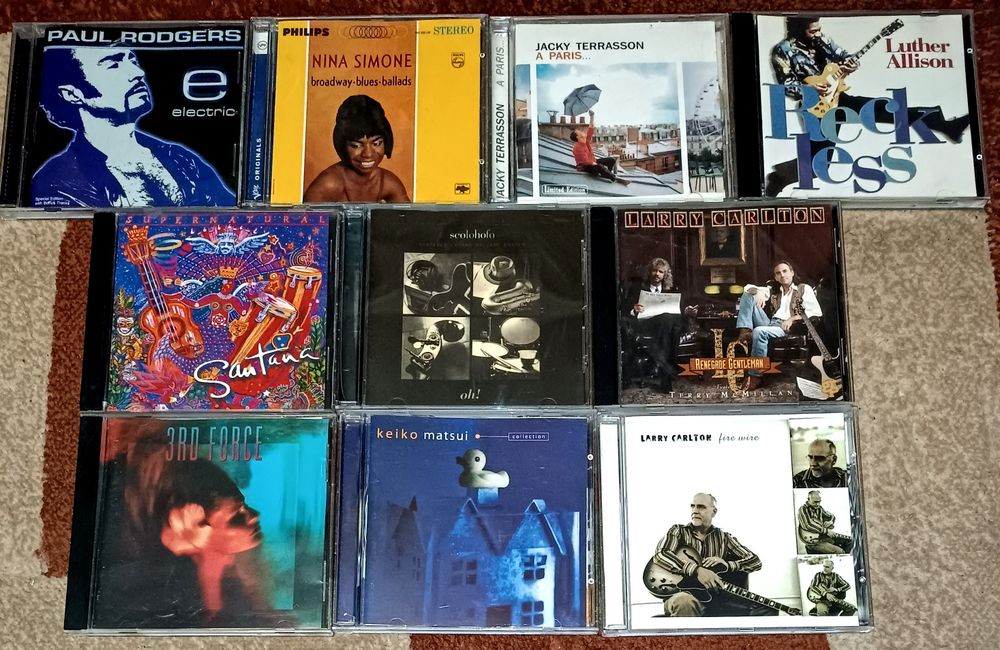 СД диски джаза, рока и  Luis Armstronga 2Cd