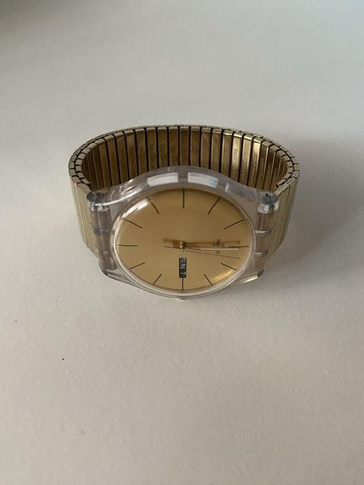 Relogio Swatch Dourado