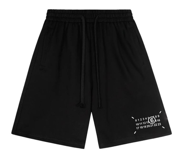 Шорты Maison Margiela paris Logo черные мейсон марджела Новинка MM6