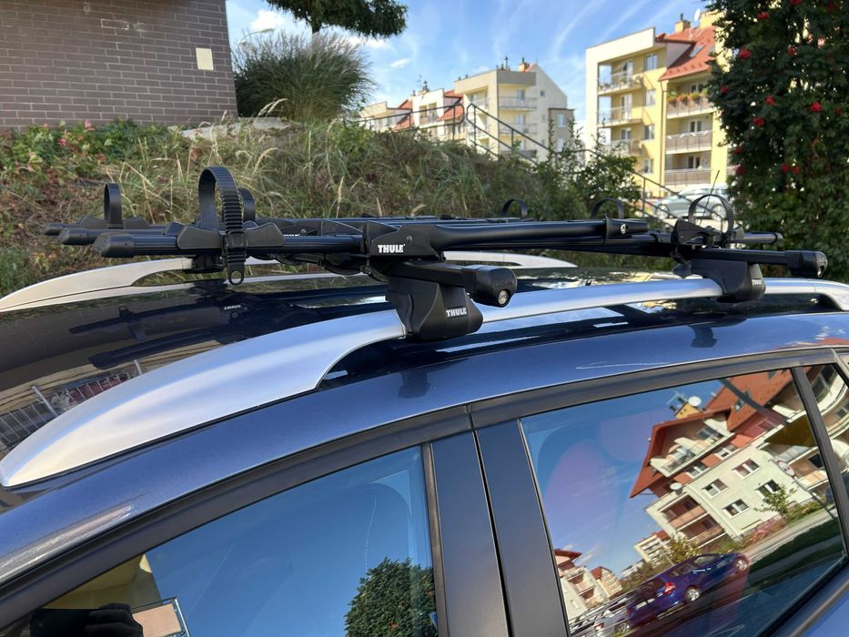 Bagażnik uchwyt  dachowy na 3 rowery zestaw Thule