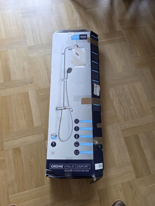 Kolumna Termostatyczna GROHE Vitalio Comfort Shower  Deszczownica