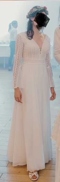 Suknia ślubna boho Herve Paris Valreas r36/38