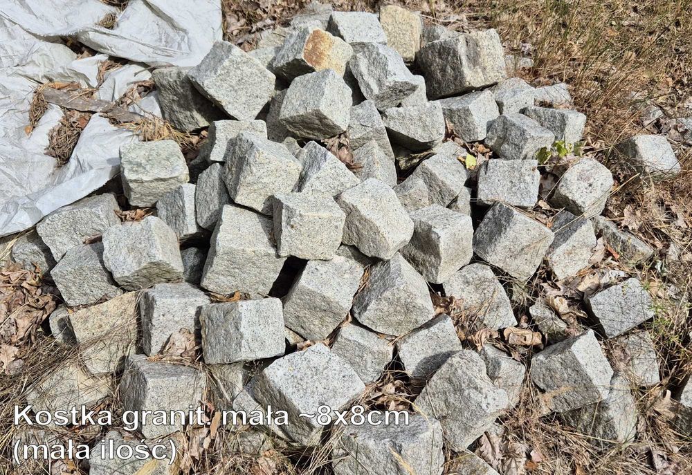 Kostka brukowa granitowa nieregularna ~25x25cm