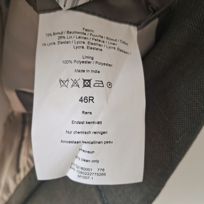Marynarka bawełna len unisex Dressmann