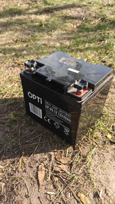 Akumulator bezobsługowy zadbany AGM 12V 45Ah  Opti , wysyłka