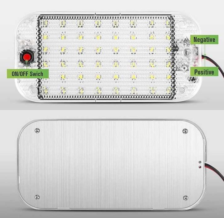 Luminárias Led 12V/24V Autocaravana, Caravana, Carro, Camião