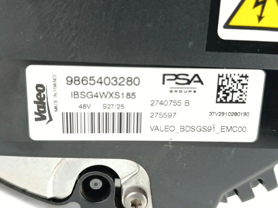 Alternador FIAT 600 MILD HYBRID 9865403280
