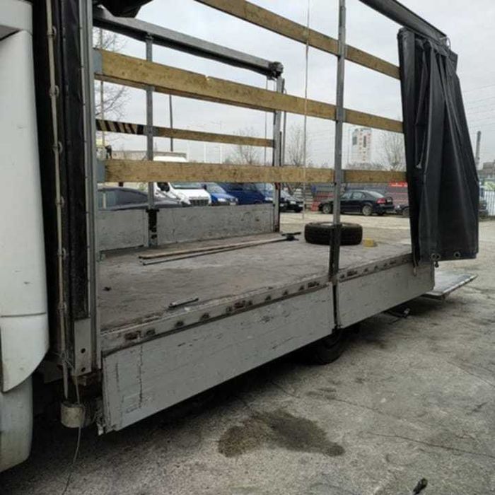 Naprawa BUS paka skrzynia firanka BUSY - Słupki narożniki winda Śląsk