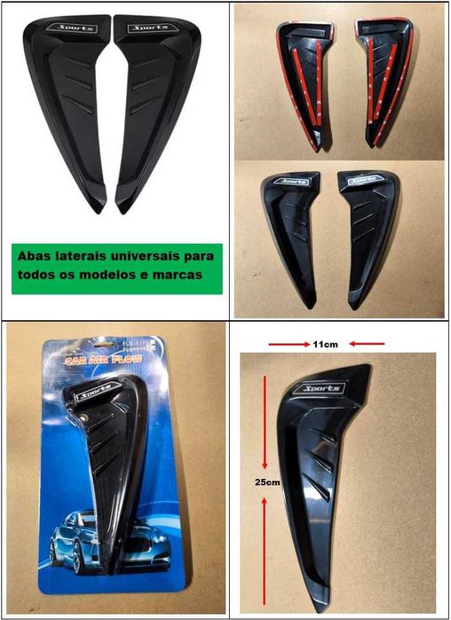 4 capas de pinças travão maxilas em alumínio de encaixe direto nas pinças para BMW Audi Mercedes Tesla etc.