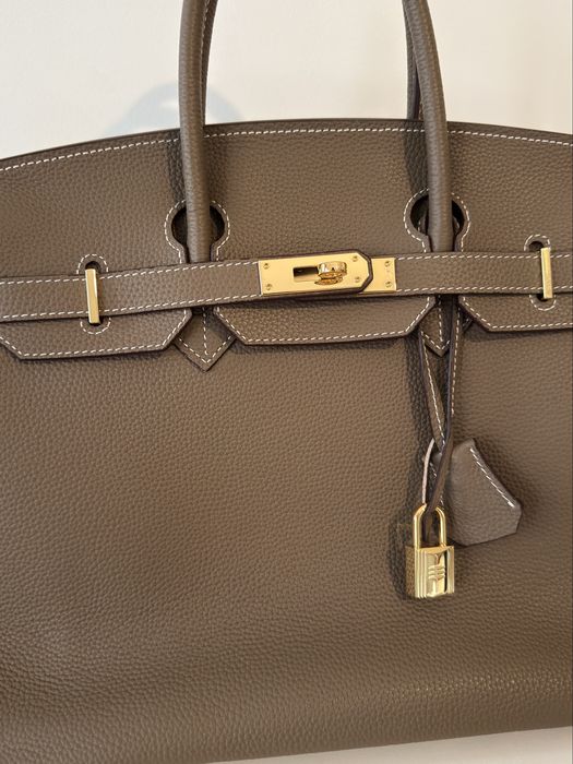 Top Grain Leather Birk Handbag