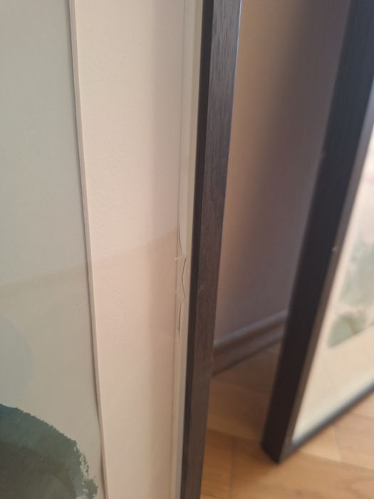 Ikea Hovsta obraz w ramce passe-partout ozdoba monia