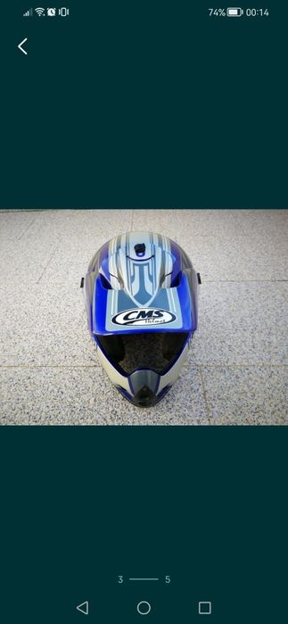 Capacete Scott Azul