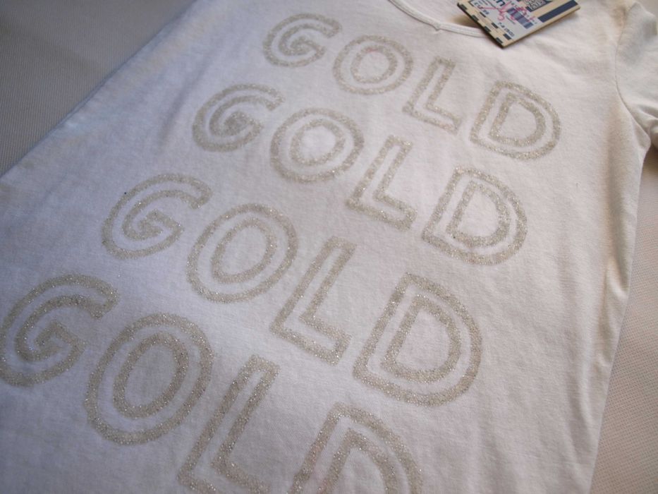 t-shirt Golddigga  perełki 122 / 128