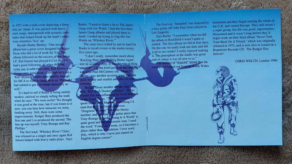 CD - Budgie - Squawk