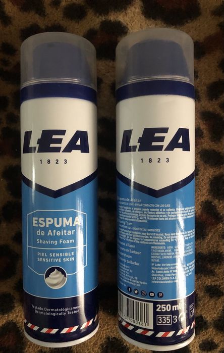 Пена для бритья LEA, Испания. Чувствительная кожа