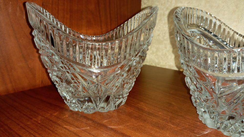 Ваза конфетница хрусталь