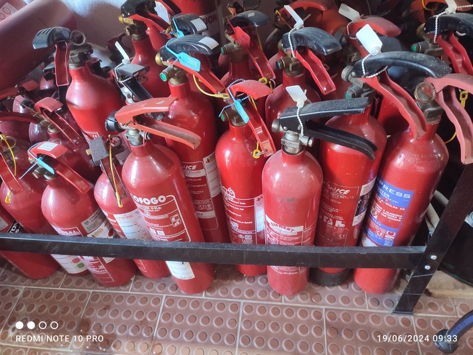 Extintores CO2 para aquário